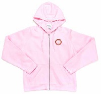 Chicago Cubs Women's Pink Hoody Zip Sweatshirt