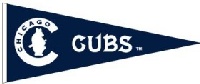 Chicago Cubs Cooperstown Wool Pennant