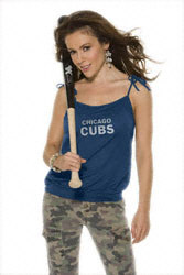 Chicago Cubs Women's Modal Spaghetti Strap Top - by Alyssa Milano