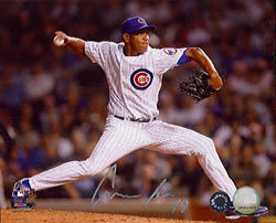 Carlos Marmol Chicago Cubs - Action - Autographed 8x10 Photograph