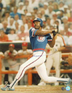 Andre Dawson Chicago Cubs - Action - Autographed 16x20 Photograph