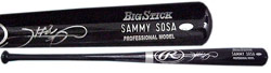 Sammy Sosa Game Model Autographed Bat