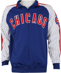 Chicago Cubs Ponte Pinstripe Track Jacket