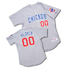 Chicago Cubs Authentic Customized Road Jersey