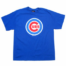 Chicago Cubs High Density Big Logo T-Shirt by Stitches Athletic Gear