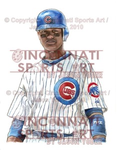 Starlin Castro from Cincinnati Sports Art