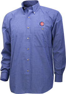 Chicago Cubs Matrix Long Sleeve Dress Shirt