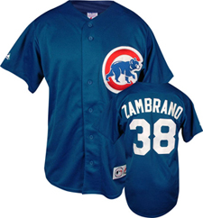 Carlos Zambrano Chicago Cubs Alternate Royal MLB Replica Jersey