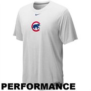 Nike Chicago Cubs White Dri-FIT Logo Legend Performance T-shirt