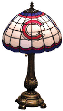 Chicago Cubs Stained Glass Table Lamp