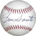 Ron Santo Autographed MLB Baseball