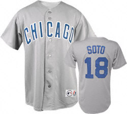 Geovany Soto Chicago Cubs Road Grey MLB Replica Jersey