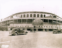 Chicago Cubs Wrigley Field Double Matted 8 X 10 Photograph (Unframed)