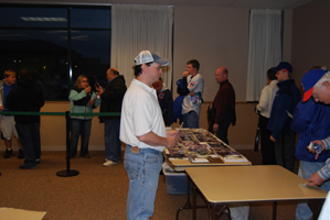 Tony from CSAC standing by the line