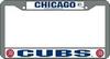 Chicago Cubs Chrome License Plate Holder