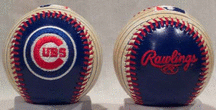 Chicago Cubs Embroidered Baseballs - Set of 2