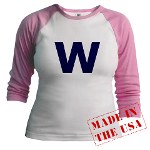 Cubbies 'W' Jr. Raglan