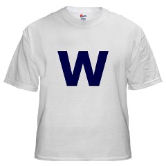 Cubbies 'W' White T-Shirt