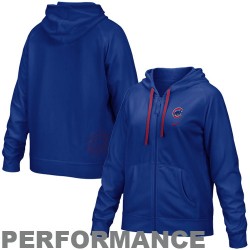 Nike Chicago Cubs Ladies Royal Blue Therma-FIT Performance Full Zip Hoody Sweatshirt