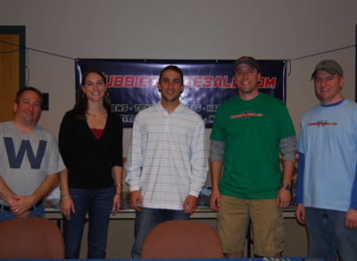 Sam Fuld with Team CBB on 10/2/09