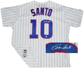 Ron Santo Chicago Cubs Autographed Majestic Athletic Replica Home Jersey