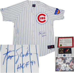 Fergie Jenkins Chicago Cubs Autographed 1969 Jersey with HOF 91 Inscription