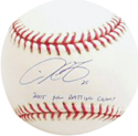 Derrek Lee Autographed MLB Baseball with 2005 NL Batting Champ Inscription