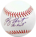 Ryan Theriot Autographed Baseball with The Riot Inscription