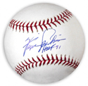Fergie Jenkins Autographed Baseball with HOF 91 Inscription