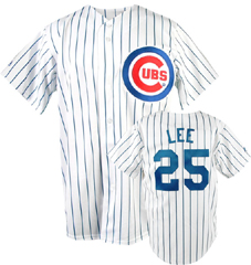 Derrek Lee Chicago Cubs Home White/Royal Youth MLB Replica Jersey