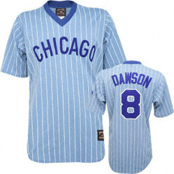 Andre Dawson Chicago Cubs Throwback Replica Pinstripe Jersey