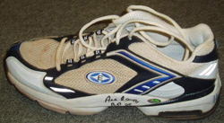 Aramis Ramirez Chicago Cubs Autographed Batting Practice Used 2005 Easton Shoes with BP 05 Inscription